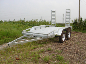 Hot dipped galvanized roadway plant trailer