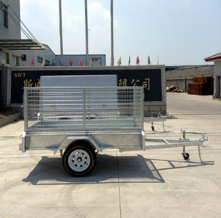 6x4 Singl axle trailer