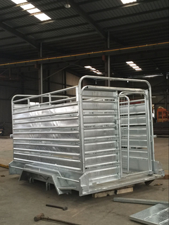  cattle car full trailer for fully welded
